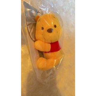 クマノプーサン(くまのプーさん)のディズニー　プーさん　ハンディファン　ぬいぐるみ　マスコット　カバンに！(キャラクターグッズ)
