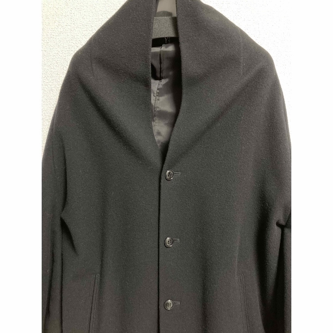 Y's■ワイズ yohji yamamoto■ヨウジヤマモト コート 黒