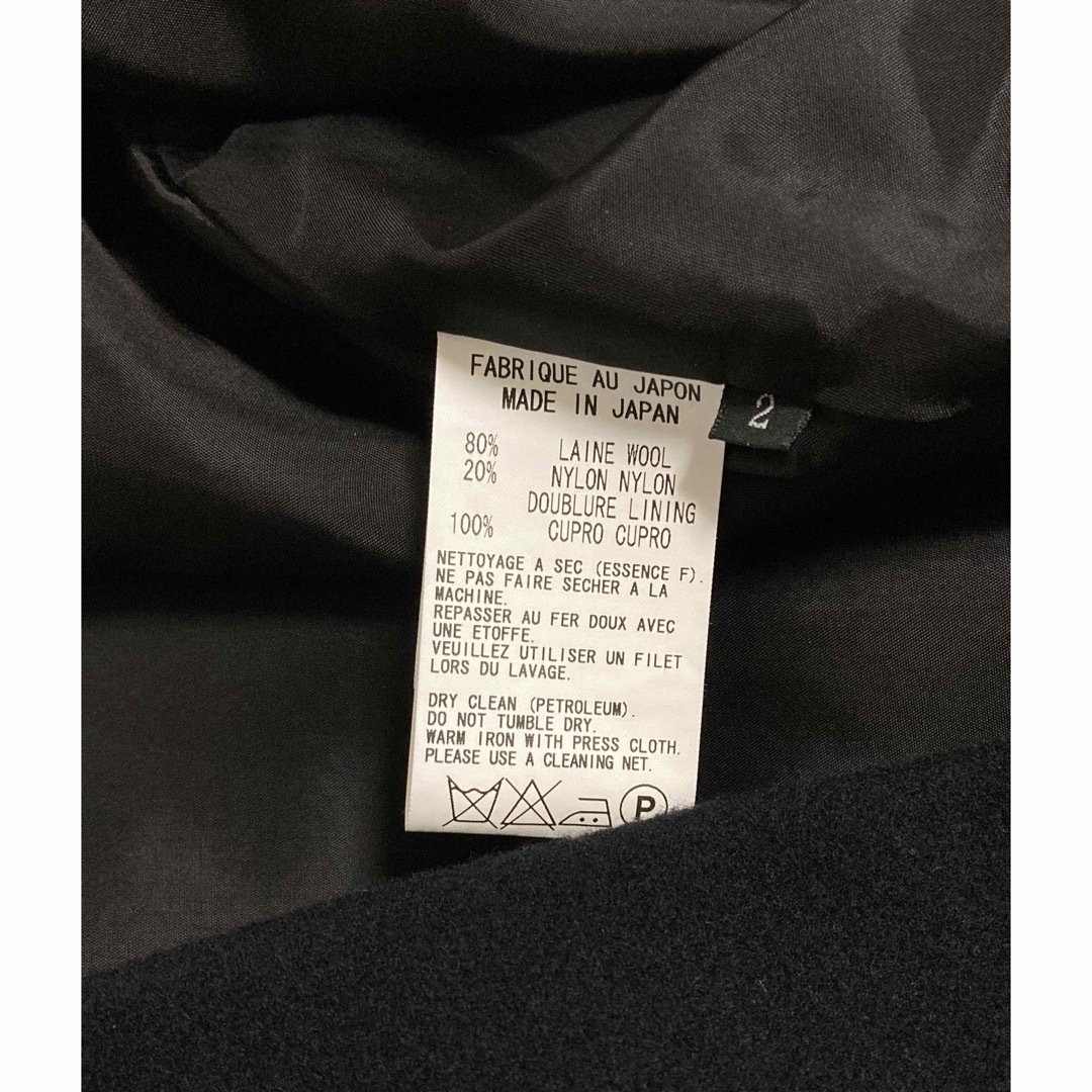Y's■ワイズ yohji yamamoto■ヨウジヤマモト コート 黒