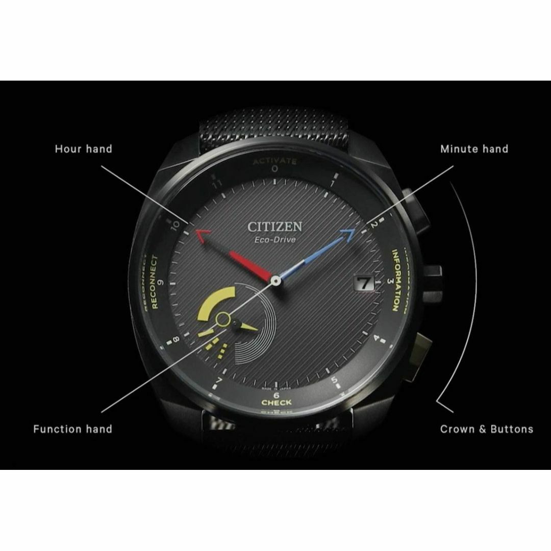 [シチズン] 腕時計 エコ・ドライブ 光発電スマートウォッチ Eco-Drive