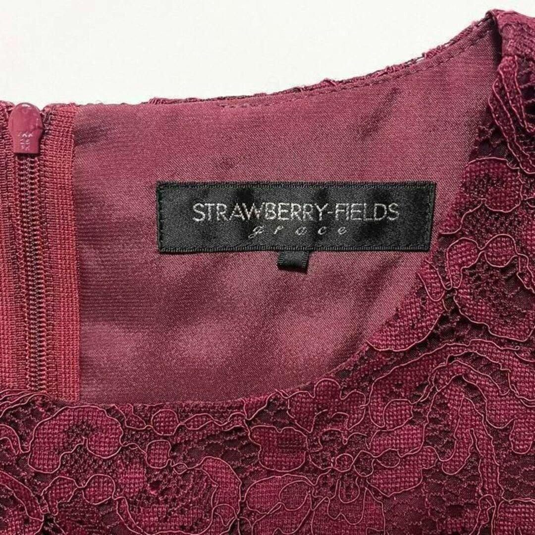 【定価2.4万】STRAWBERRY-FIELDS 花柄 総レース ワンピース