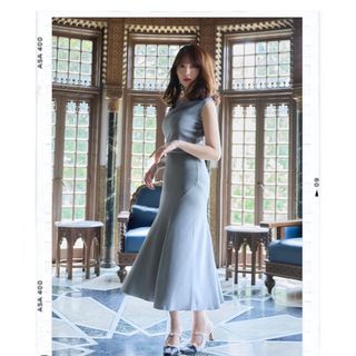 ハーリップトゥ(Her lip to)のHer lip to Drape Neck Long Knit Dress(ロングワンピース/マキシワンピース)