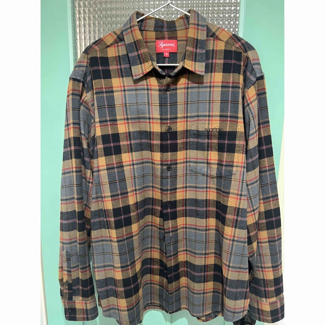 【新品未使用】 Supreme Plaid Flannel Shirt 1