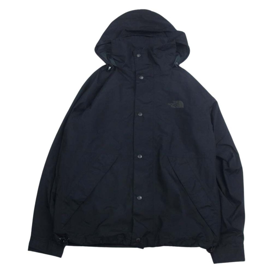 THE NORTH FACE ノースフェイス GORE-TEX フード収納 ゴアテックス マウンテンジャケット ブラック系 MM着丈