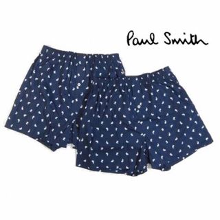 ポールスミス(Paul Smith)の【ポールスミス/Paul Smith】メンズトランクス・M・ネイビー系×2枚(トランクス)