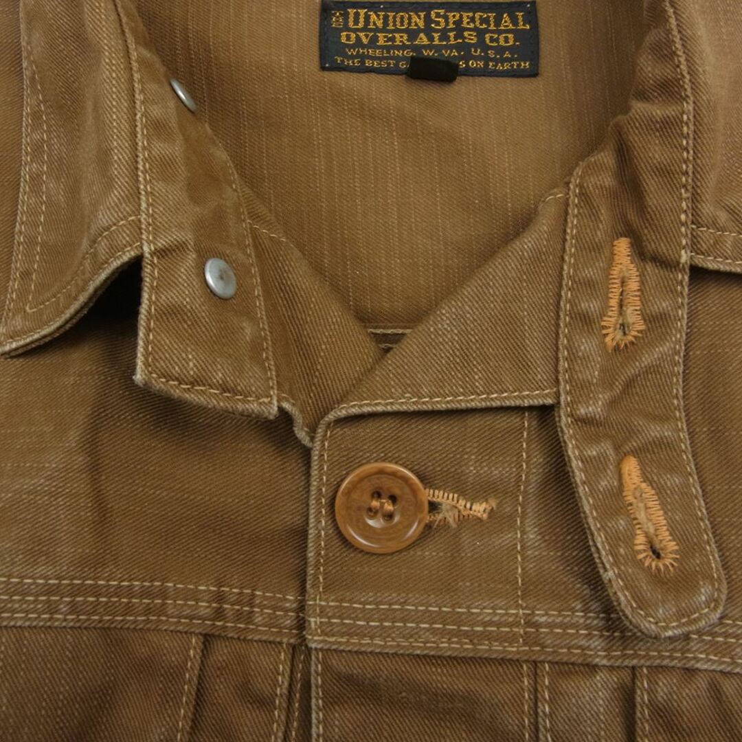 FREEWHEELERS フリーホイーラーズ 2121010 IRONHEAD WORK JACKET ウッズマン アイアンヘッド ワーク ジャケット ブラウン系 38 2