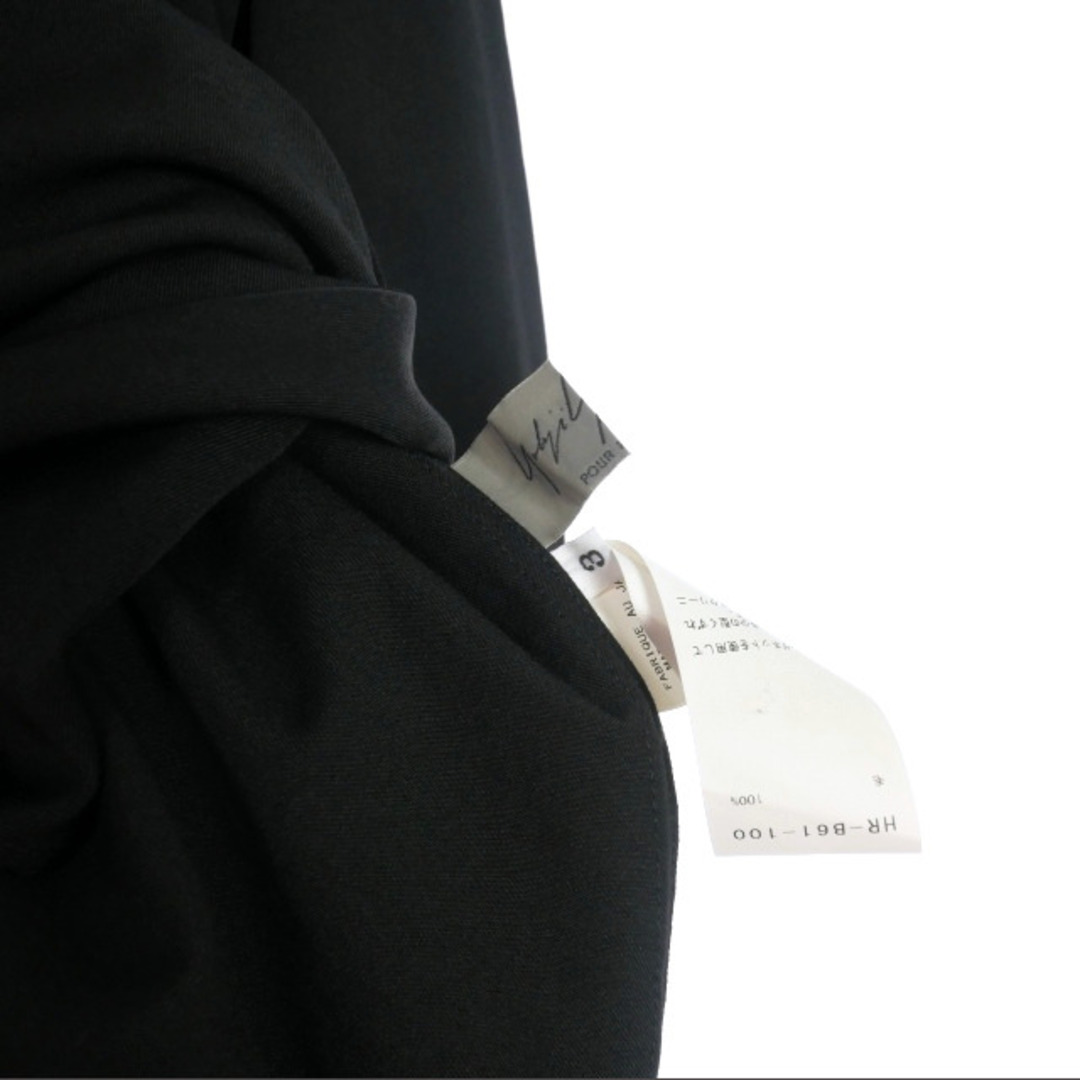 ヨウジヤマモトプールオム 20AW ウールギャバ チェーン ロングシャツ 3