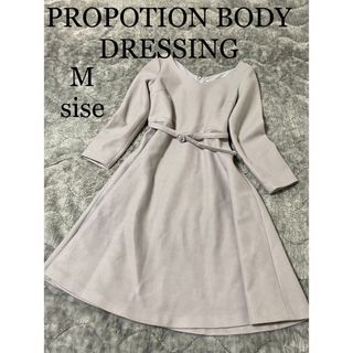 プロポーションボディドレッシング(PROPORTION BODY DRESSING)のプロポーションボディドレッシング　ワンピース　M ラベンダー　長袖　秋冬　秋服(ひざ丈ワンピース)