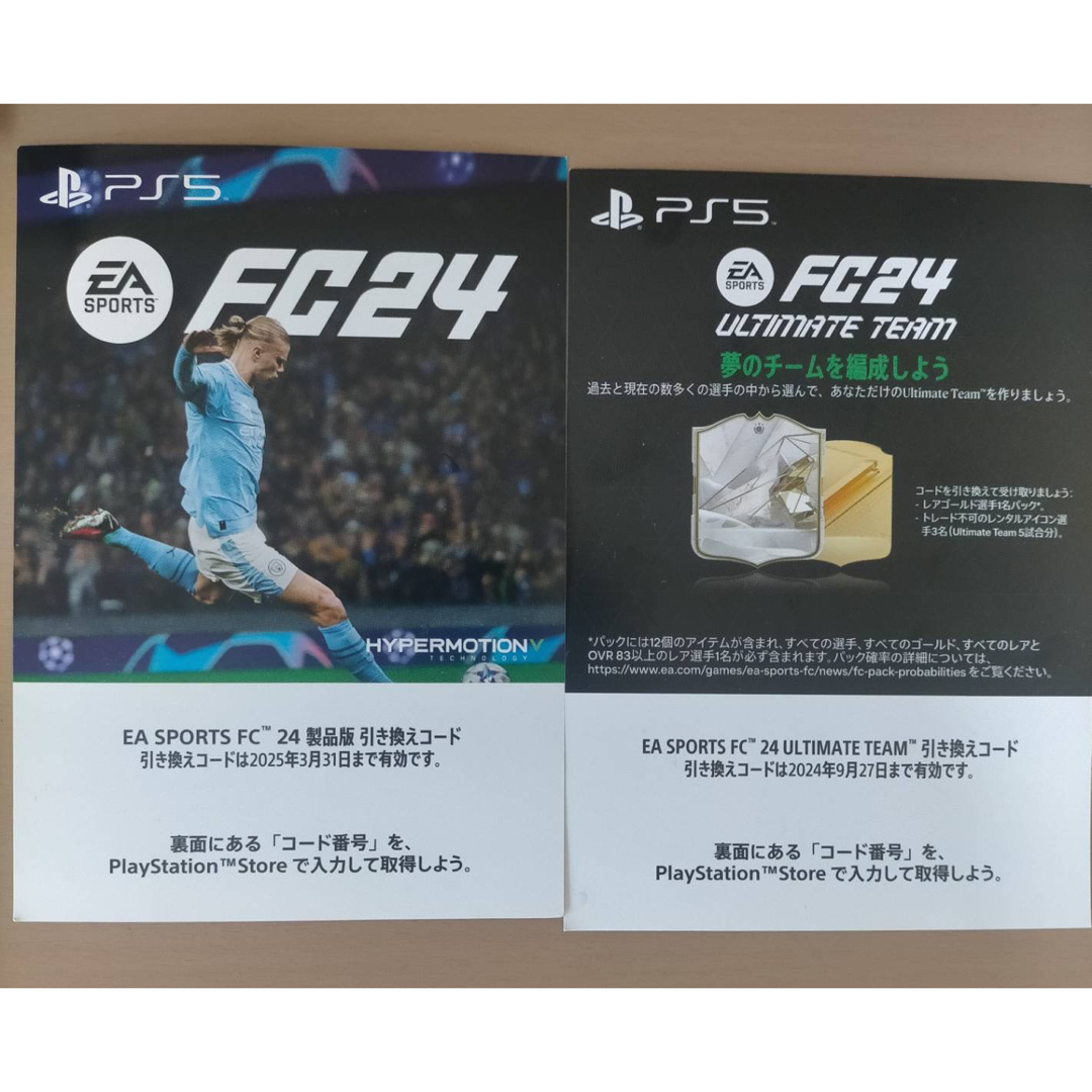 FC 24ゲームコード特典付き