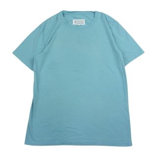 エムエムシックス(MM6)のMAISON MARGIELA メゾンマルジェラ 18SS S22431 クルーネック Tシャツ 四つタグ ライトブルー S【中古】(シャツ)