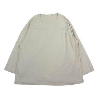 コモリ(COMOLI)のCOMOLI コモリ 22SS V01-05005 フットボール Tシャツ ベージュ系 3【中古】(シャツ)