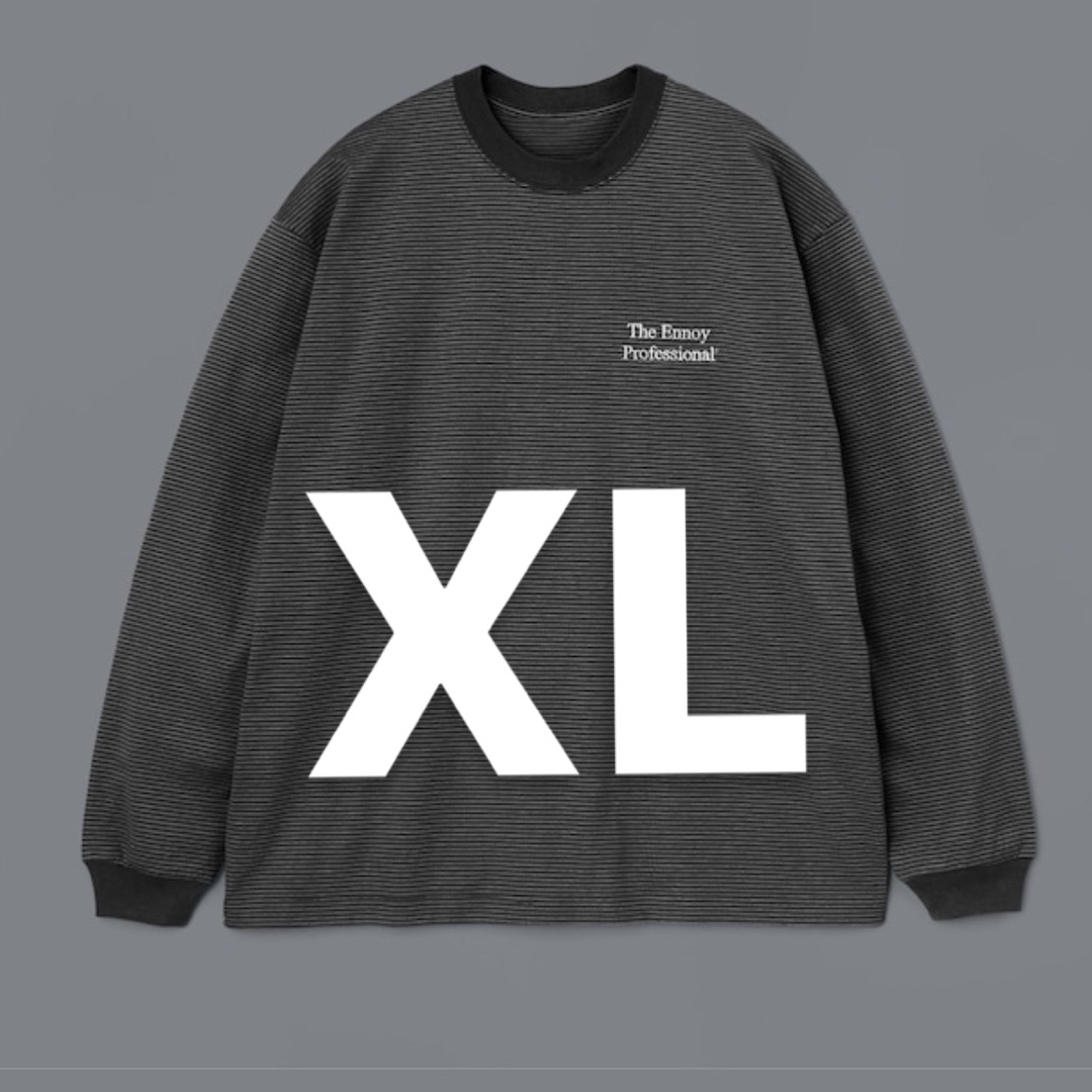 人気良品!】 XL ENNOY L/S BORDER T-SHIRTS エンノイ