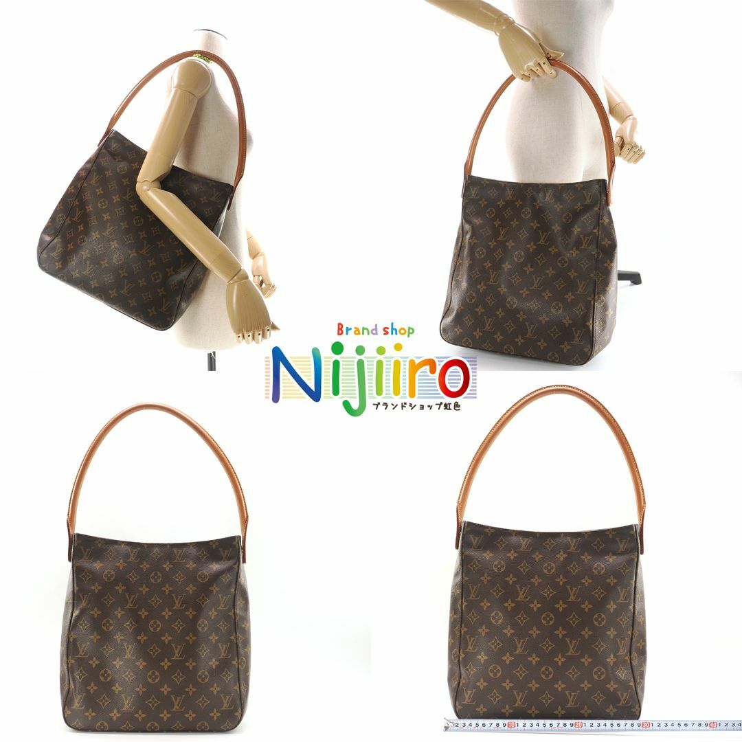 LOUIS VUITTON - 【極美品】ルイヴィトン モノグラム ルーピング GM