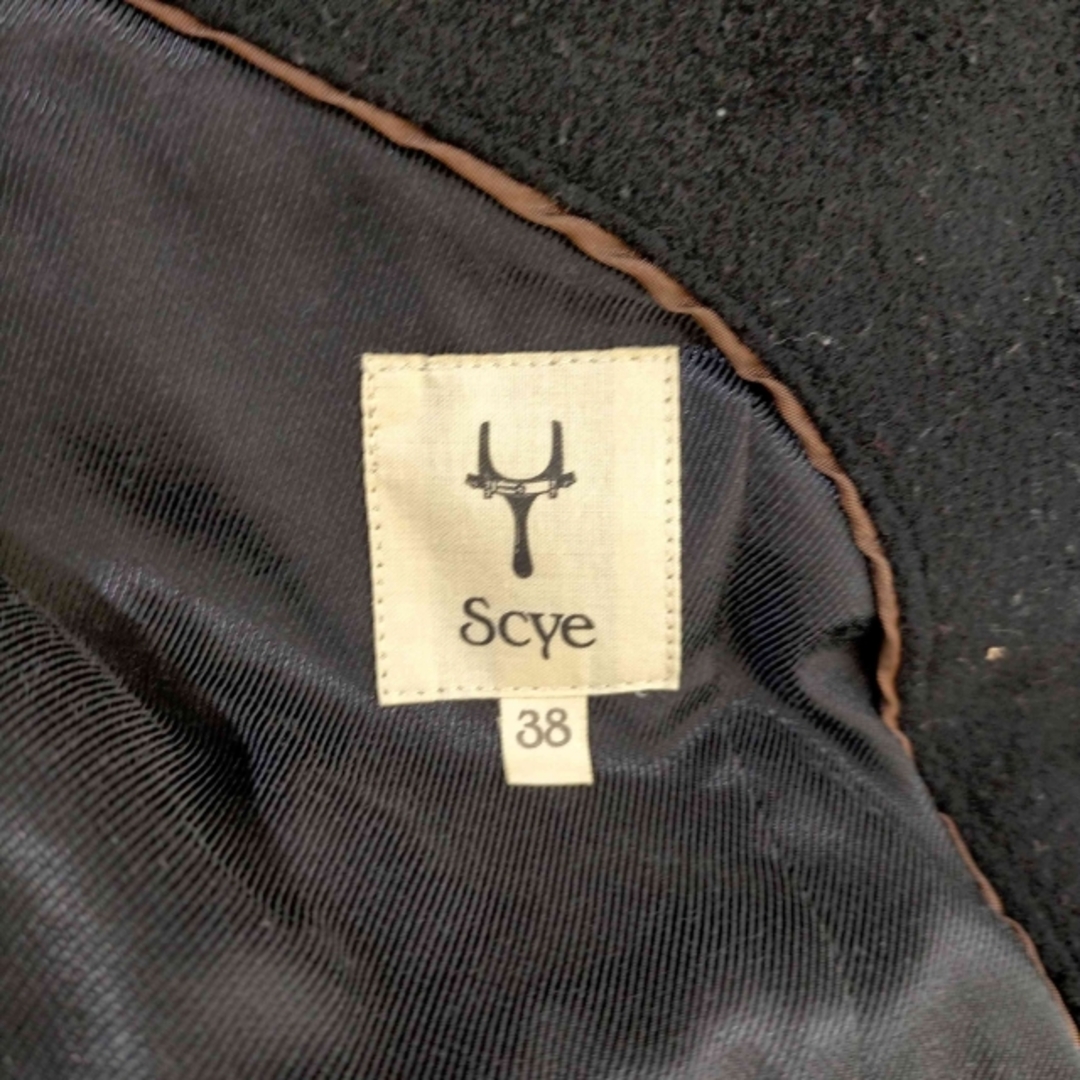 Scye(サイ)のSCYE(サイ) メルトン 2B チェスターコート メンズ アウター コート メンズのジャケット/アウター(チェスターコート)の商品写真