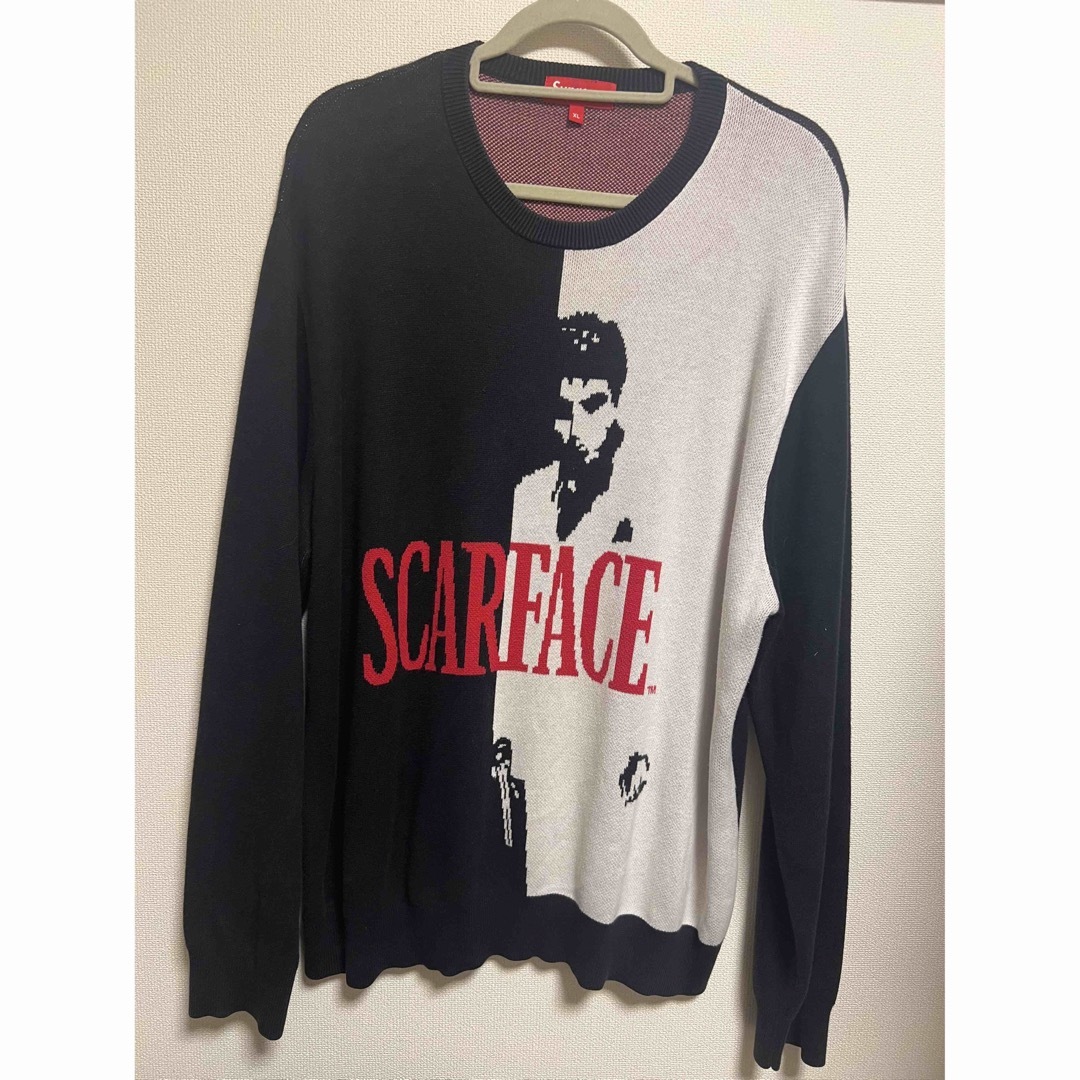 トップスキムタク私物　supreme scarface sweater セーター　XL