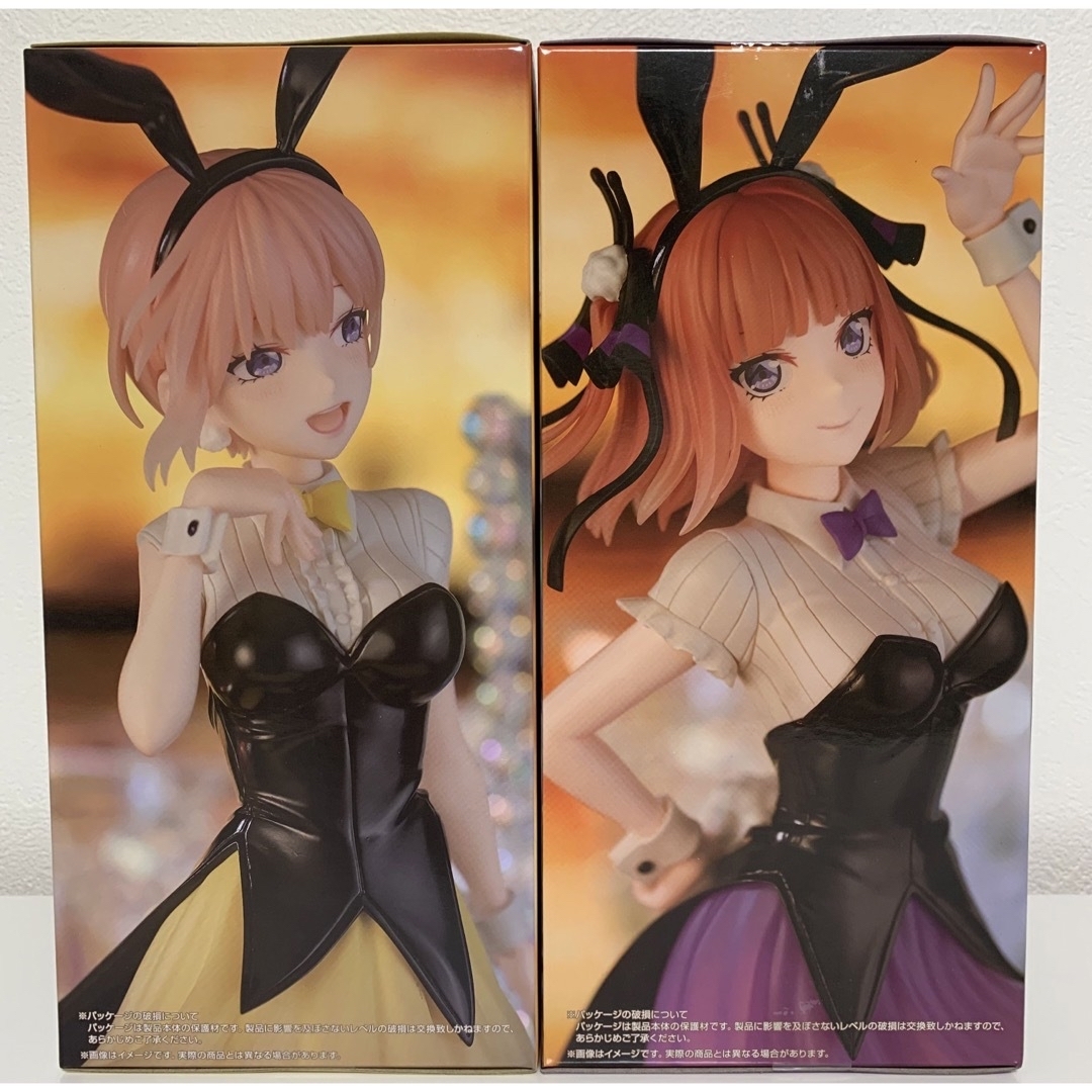 五等分の花嫁 中野二乃 バニーver. フィギュア 8体 & ポスター1枚付き-