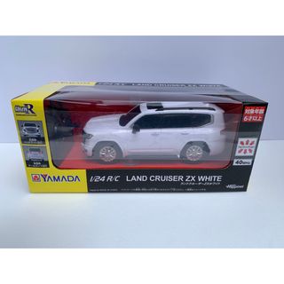 ハピネット 1／24 R／C TOYOTAランドクルーザーZX ホワイト(ホビーラジコン)