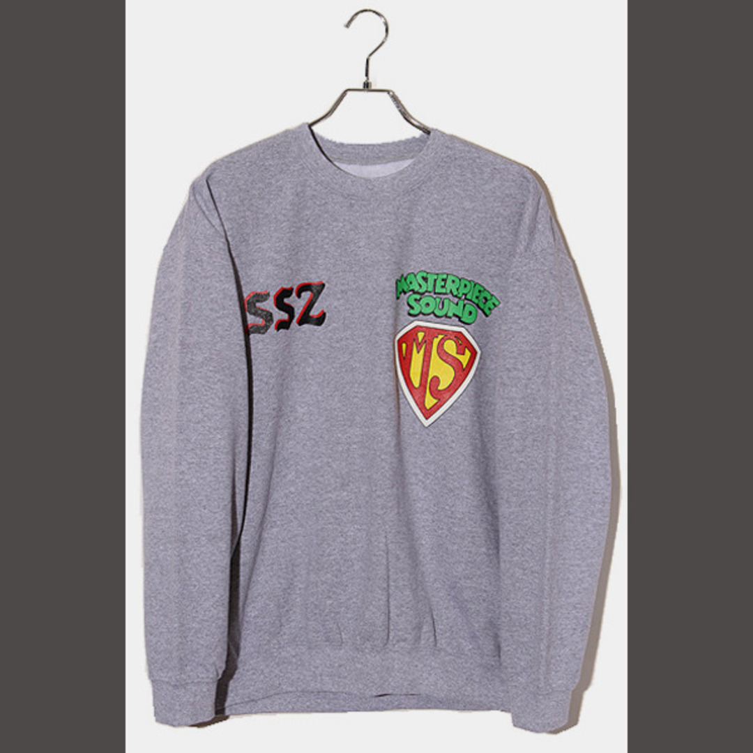 未使用品 23AW SSZ × SIZE:M SWEAT ロゴスウェット グレー