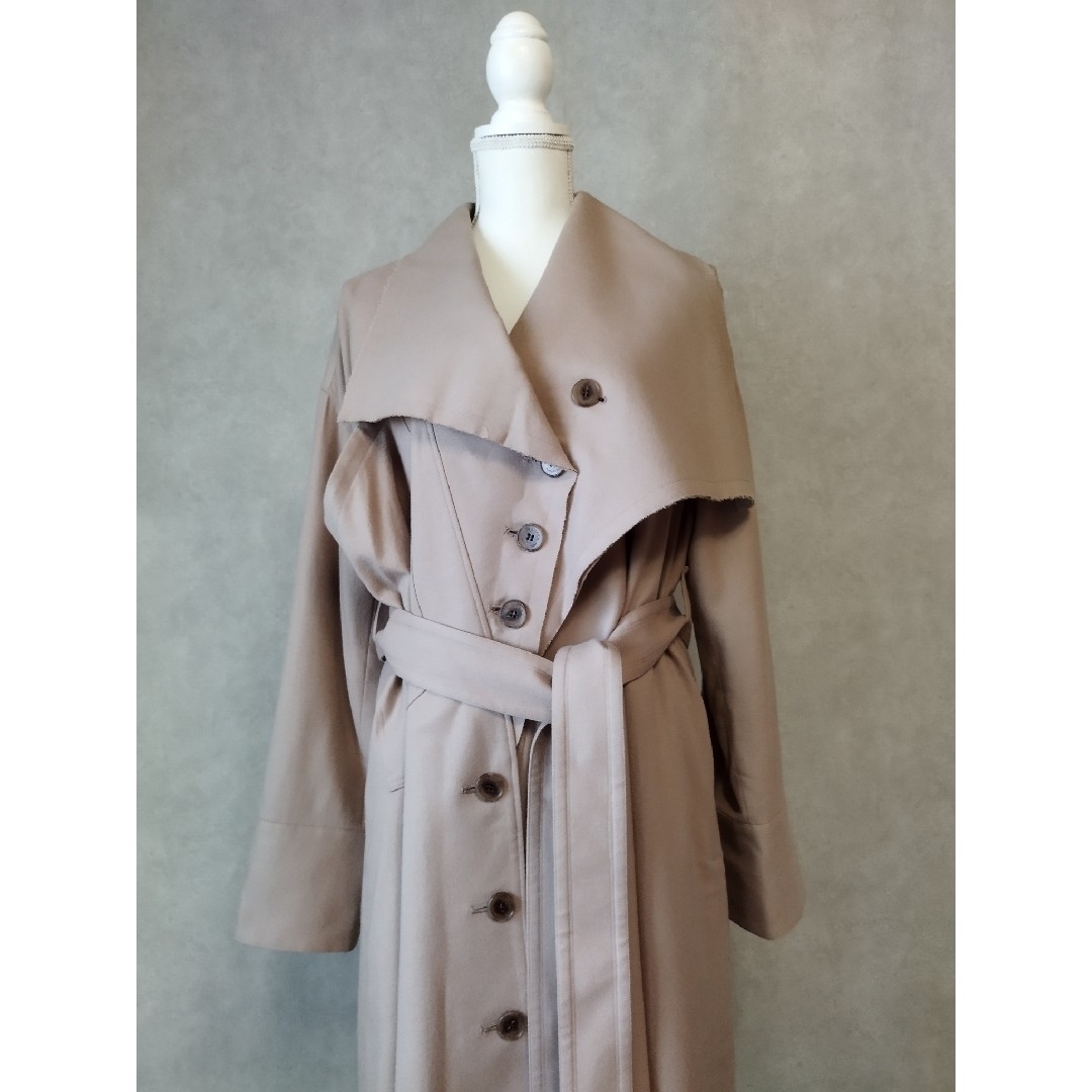 アキラナカ AKIRANAKA REEVE SIDE RIBBON COAT