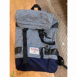 ハリスツイード(Harris Tweed)の定価三万　ハリスツイード　千鳥格子柄　リュック　(バッグパック/リュック)