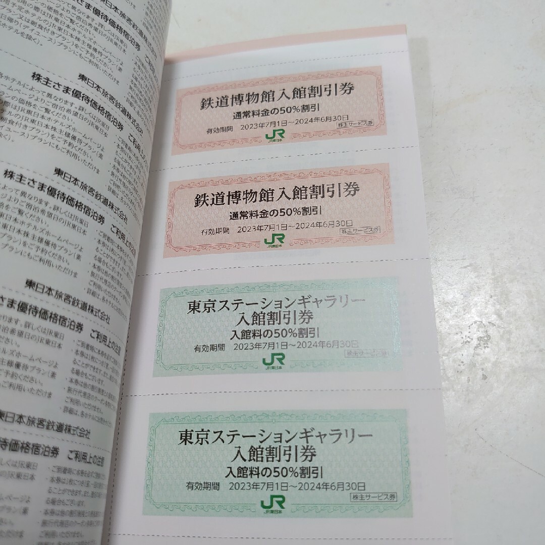 9 JR東日本 株主優待割引券 2枚セット 2024年6月30日まで 東