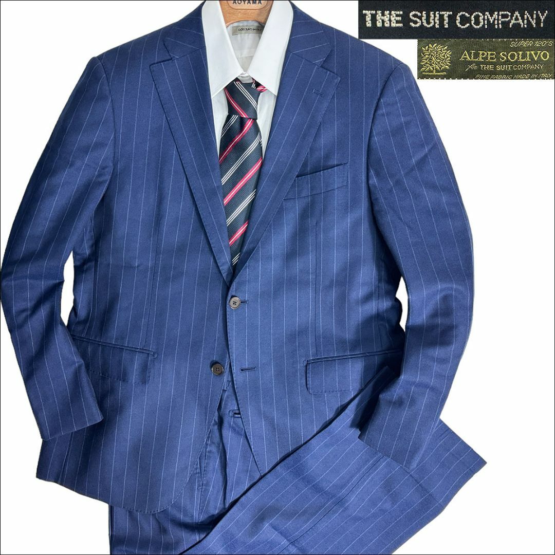 THE SUITCOMPANY 3ピース ネイビー セットアップ 175～ - セットアップ