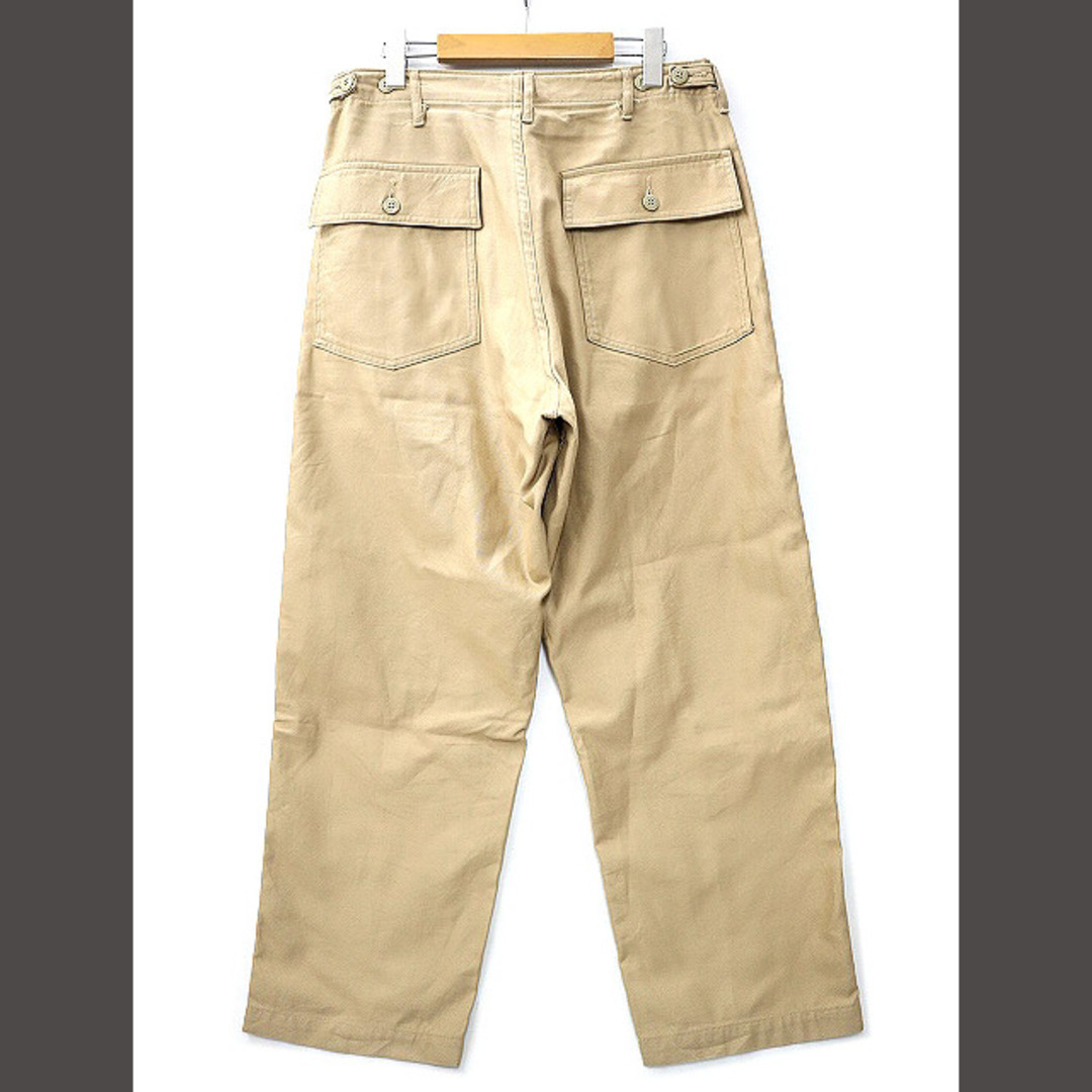 other - INTERIM インテリム ギザバックサテン ベイカーパンツ 4 BEIGE