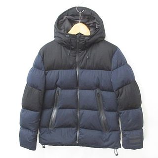 ブラックレーベルクレストブリッジ(BLACK LABEL CRESTBRIDGE)のブラックレーベルクレストブリッジ ダウンジャケット 紺 ネイビー ブラック L(ダウンジャケット)