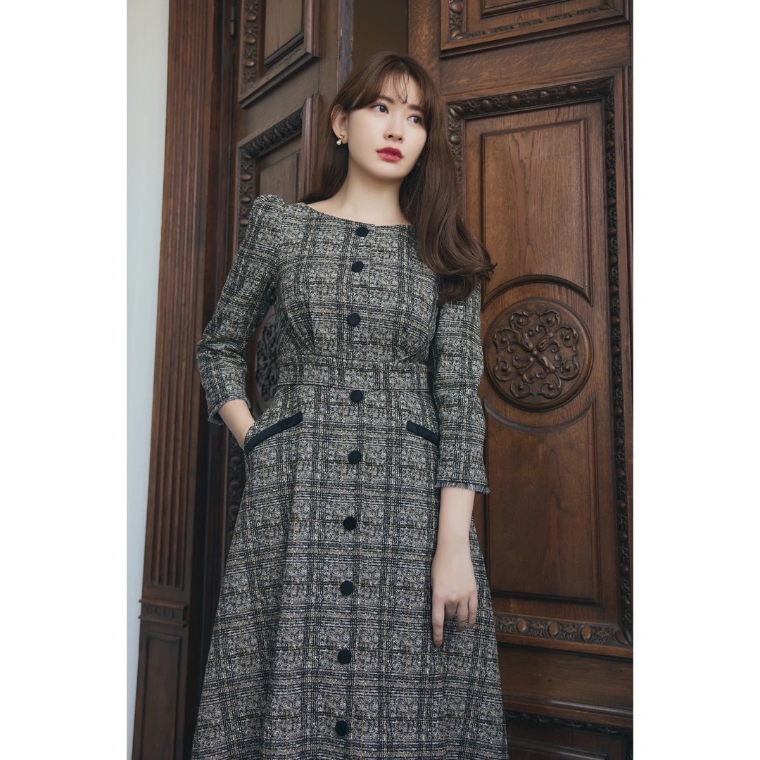 Her lip to - herlipto Classic Tweed Midi Dressの通販 by ♡shop