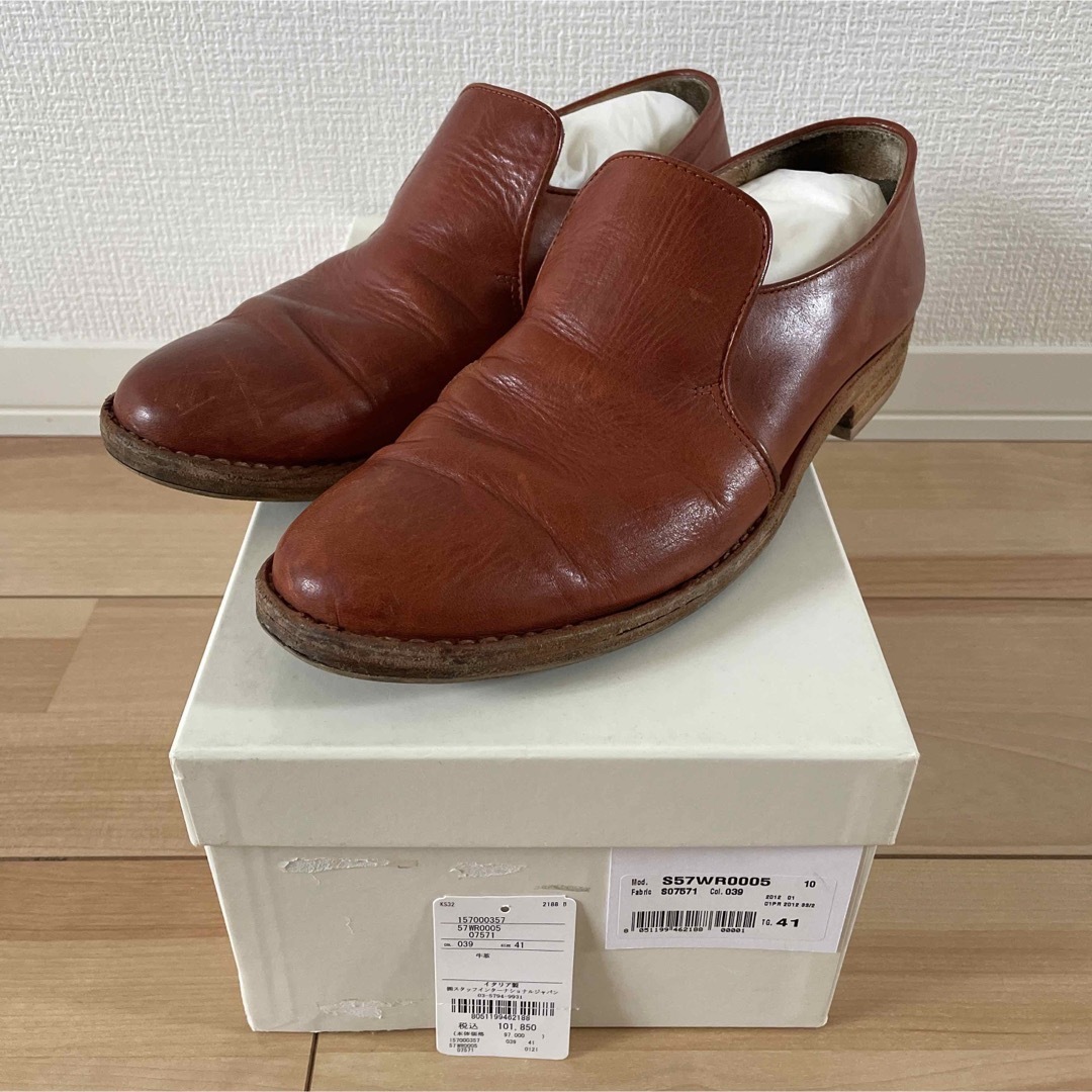 定価80%オフ】Maison Margiela メゾンマルジェラ 革靴ローファ-