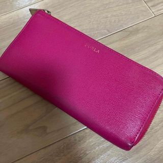 フルラ(Furla)のFURLA 長財布　ピンク系　レザー(財布)