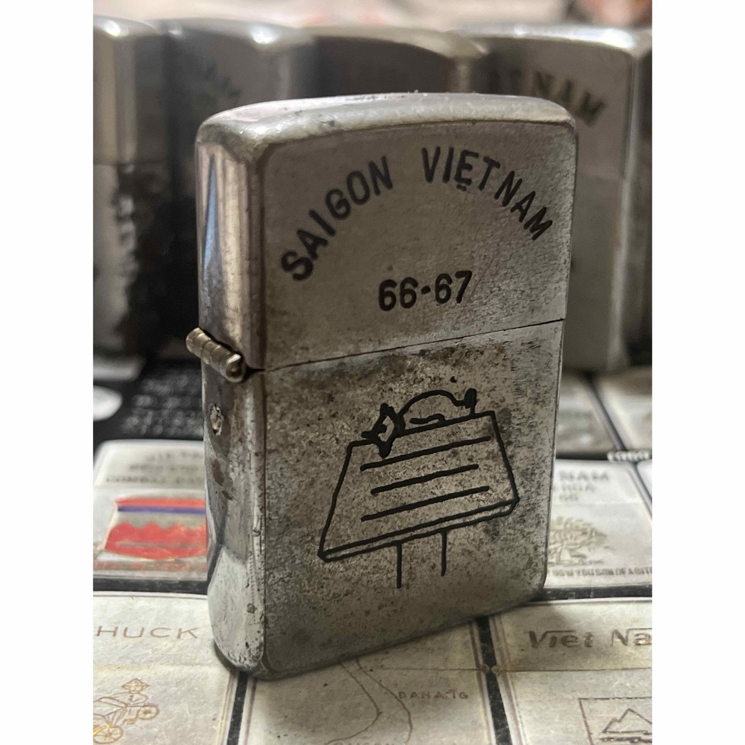 【ベトナムZIPPO】本物 1966年製ベトナムジッポー「米軍徽章」