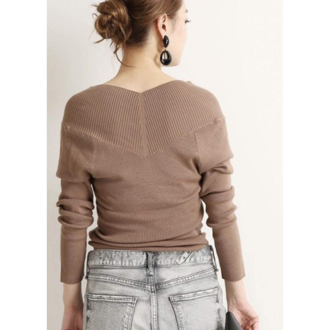 VERMEIL par iena - VERMEIL 美品☆2WAYストレッチリブウールプル