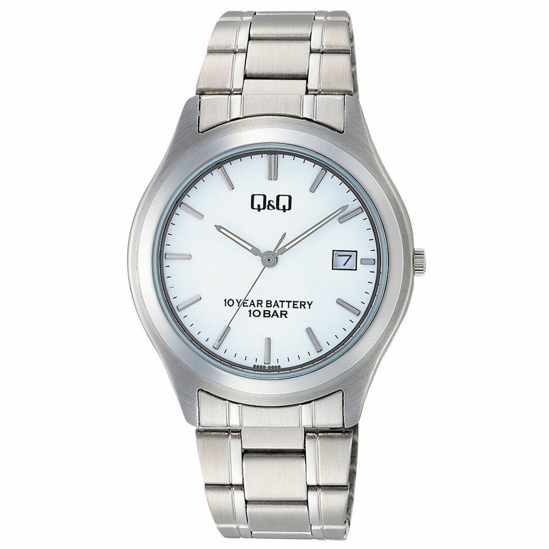 【色: ホワイトA】[シチズン Q&Q] 腕時計 アナログ 電池寿命10年 防水
