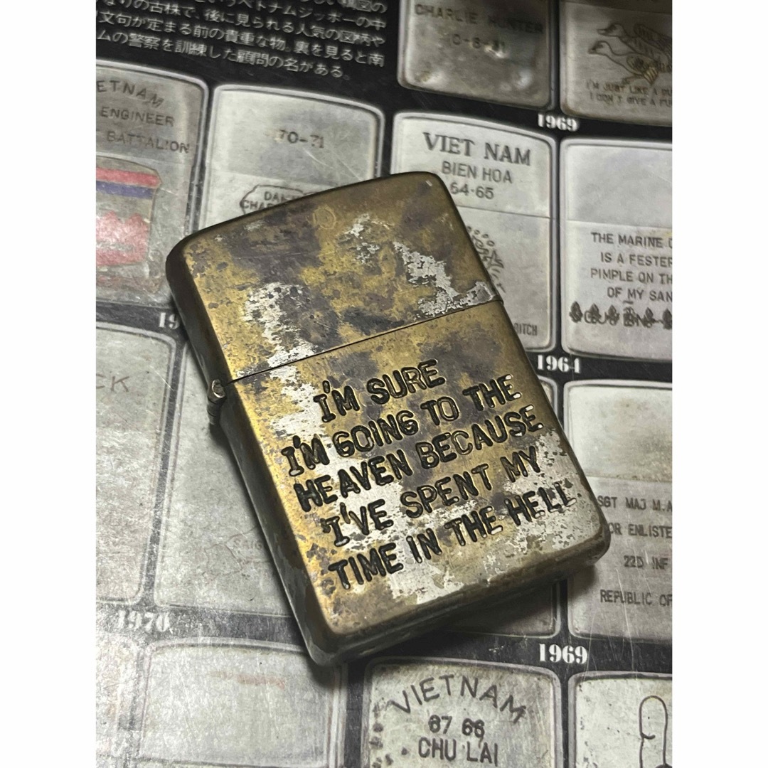 【ベトナムZIPPO】本物 1967年製ベトナムジッポー「ドッグ」PHAN