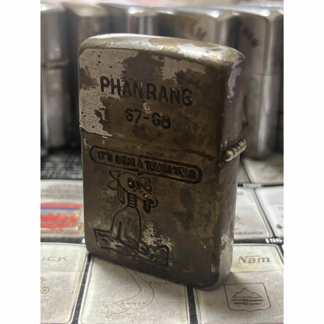 【ベトナムZIPPO】本物 1967年製ベトナムジッポー「ドッグ」PHAN | フリマアプリ ラクマ