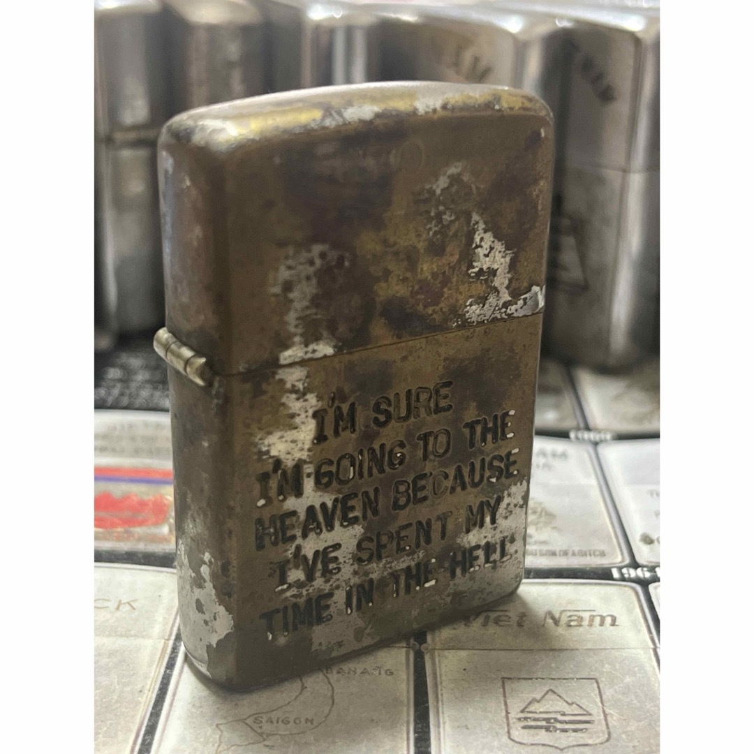 【ベトナムZIPPO】本物 1967年製ベトナムジッポー「ドッグ」PHAN