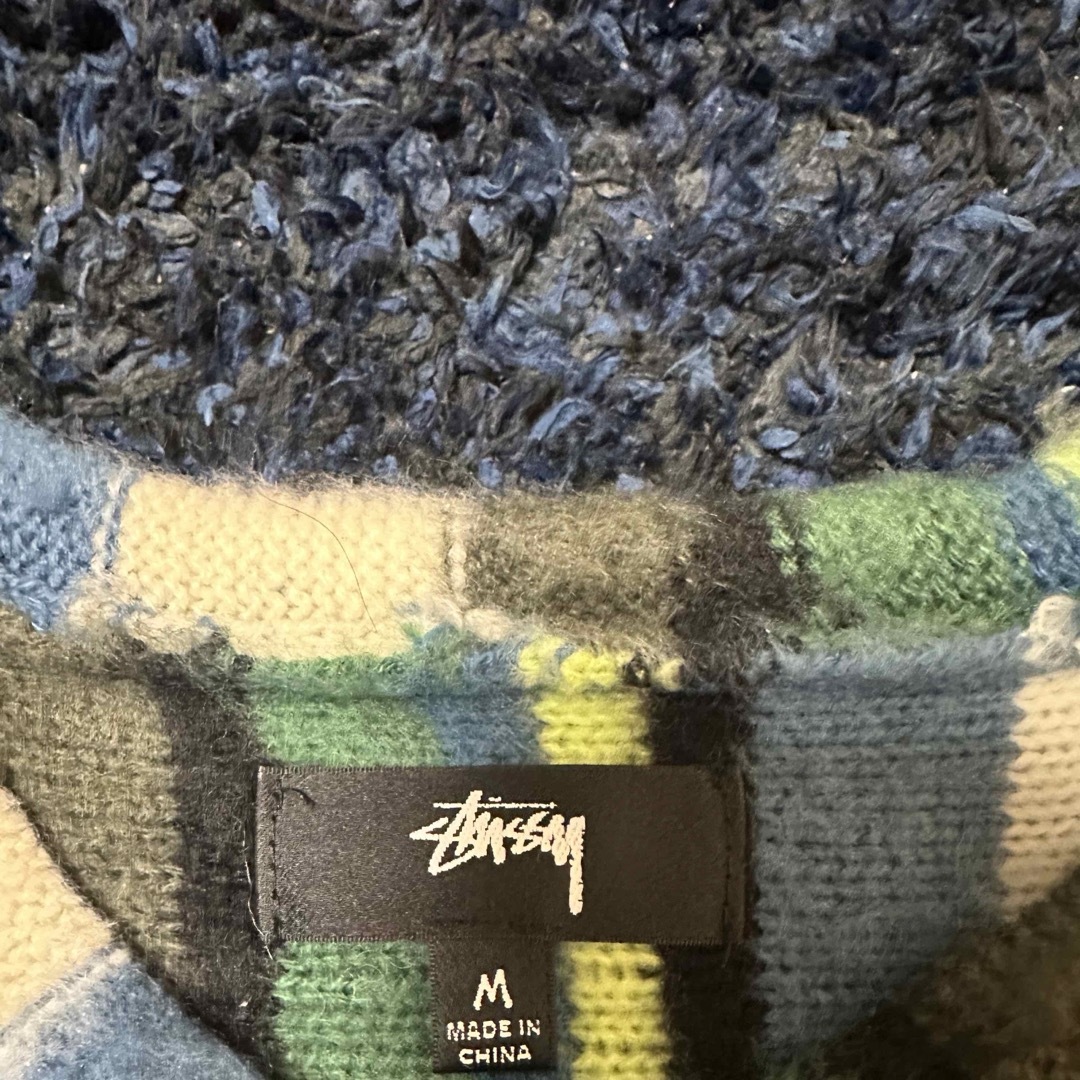 STUSSY VERTICAL STRIPED KNIT CREW ニット 3