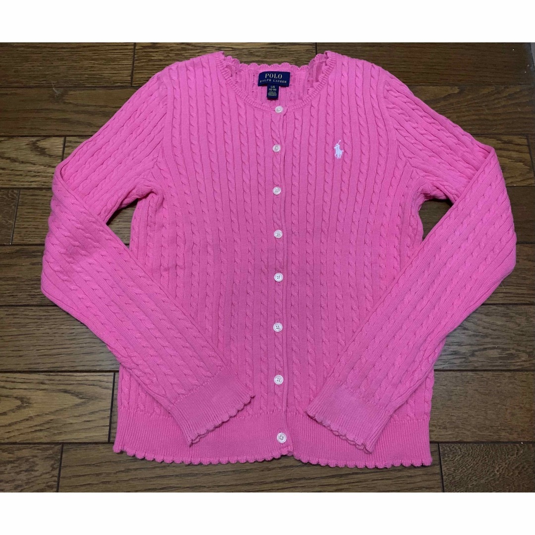 POLO RALPH LAUREN(ポロラルフローレン)の【極美品】Ralph Lauren ラルフローレン　ケーブル　カーディガン レディースのトップス(カーディガン)の商品写真