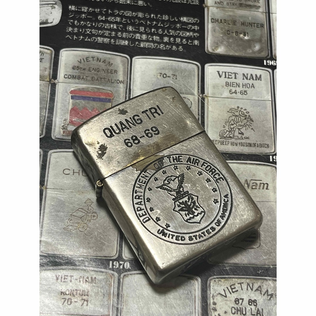 【ベトナムZIPPO】本物 1968年製ベトナムジッポー「アメリカ合衆国空軍省」