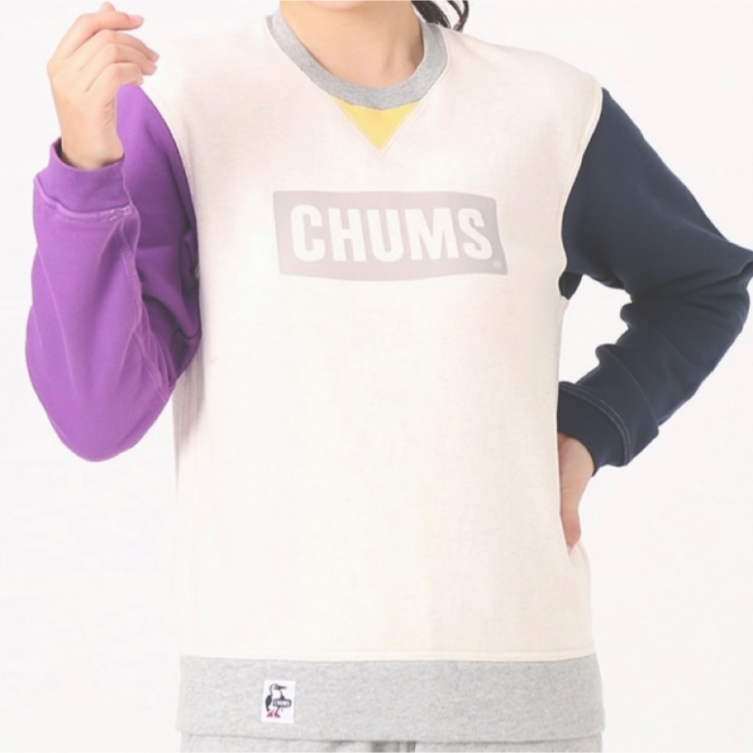 CHUMS(チャムス)の新品　CHUMS クルートップ　スウェット　メンズ　crm メンズのトップス(スウェット)の商品写真