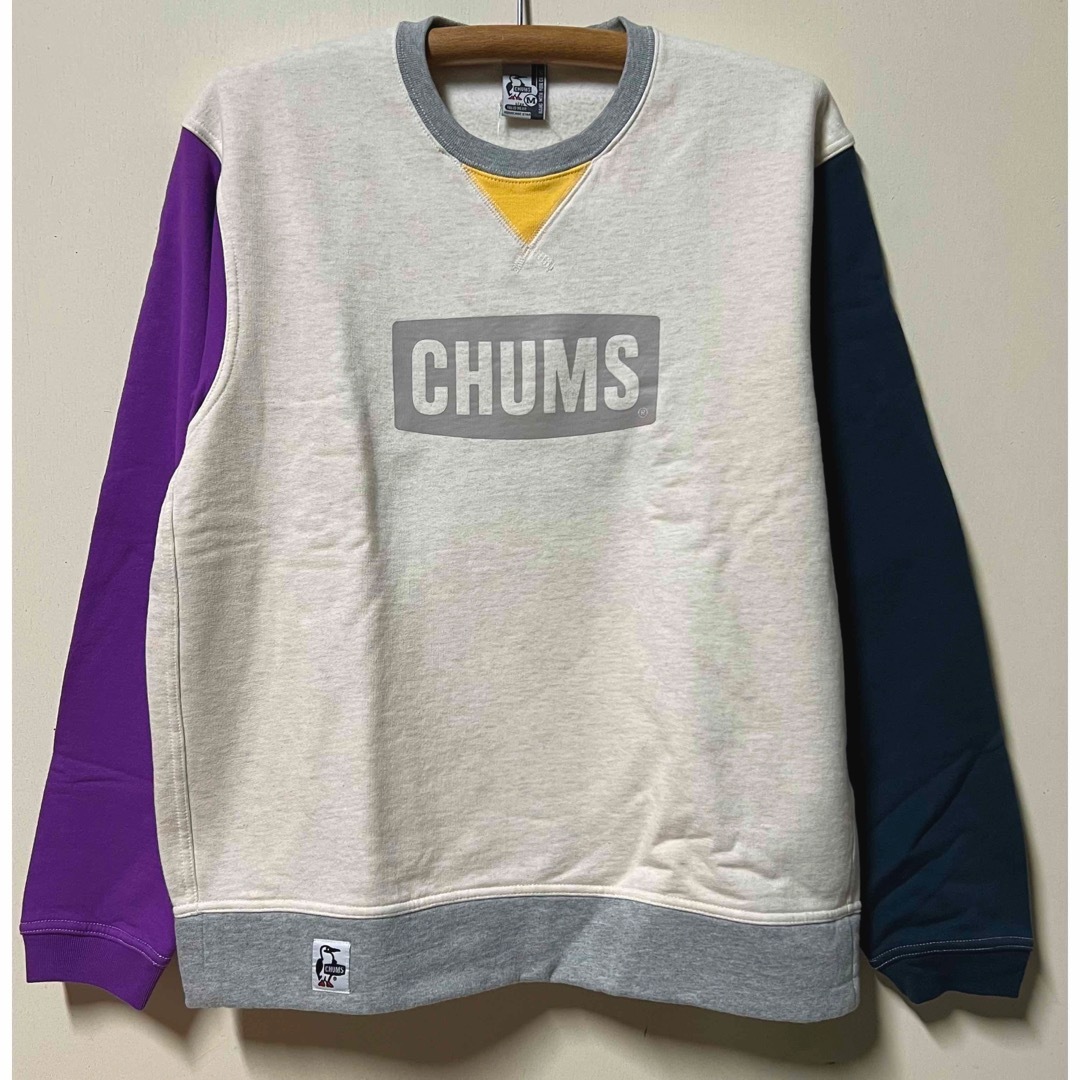 CHUMS(チャムス)の新品　CHUMS クルートップ　スウェット　メンズ　crm メンズのトップス(スウェット)の商品写真