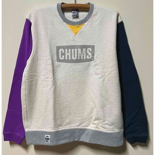 チャムス(CHUMS)の新品　CHUMS クルートップ　スウェット　メンズ　crm(スウェット)