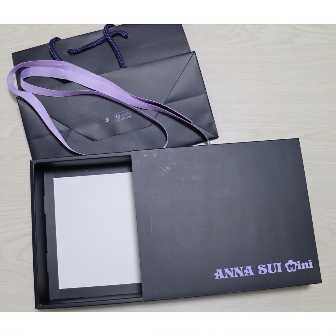 ANNA SUI mini(アナスイミニ)のANNA SUI mini アナスイミニ 紙袋 ショッパー 箱 レディースのバッグ(ショップ袋)の商品写真