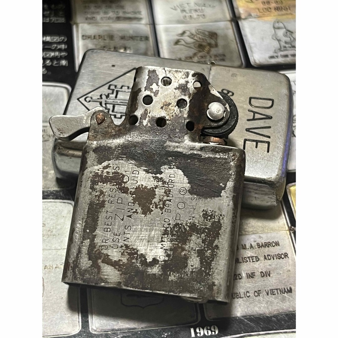 【ベトナムZIPPO】本物 1969年製ベトナムジッポー ヴィンテージ「MP」