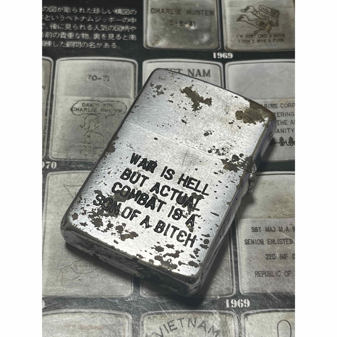 【ベトナムZIPPO】本物 1965年製ベトナムジッポー「MP」ヴィンテージ