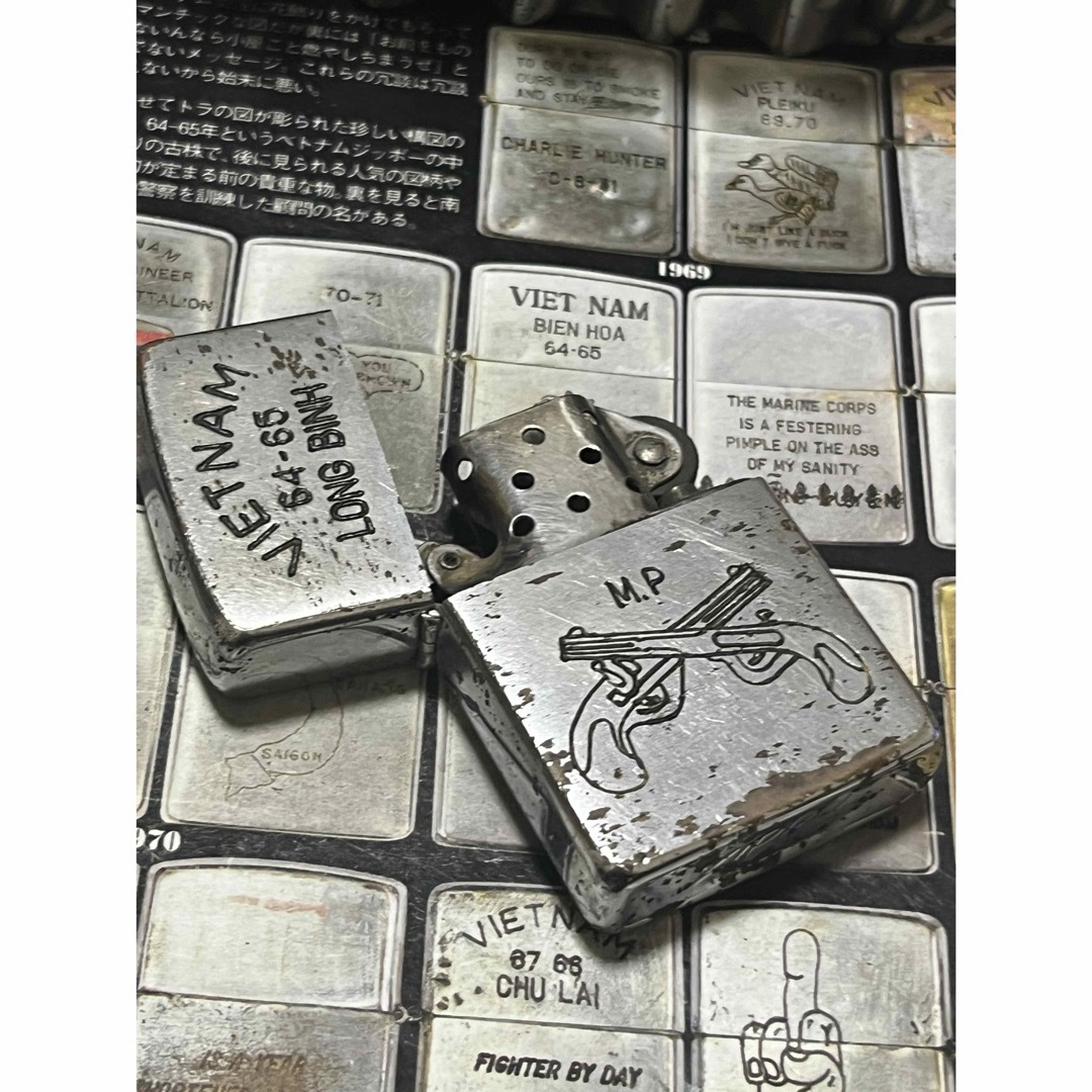 【ベトナムZIPPO】本物 1965年製ベトナムジッポー「MP」ヴィンテージ