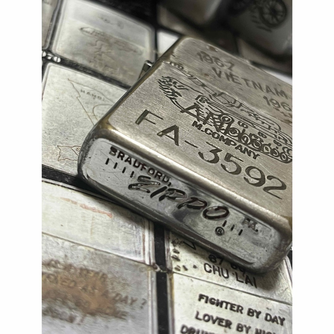 【ベトナムZIPPO】本物 1967年製ベトナムジッポー「戦車」ヴィンテージ