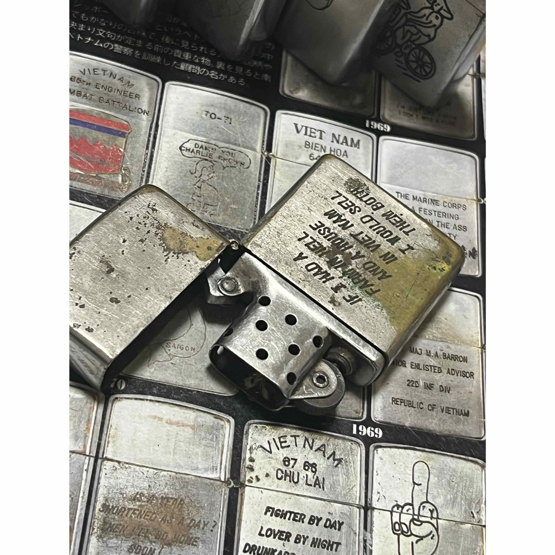 【ベトナムZIPPO】本物 1967年製ベトナムジッポー「髑髏」BIEN