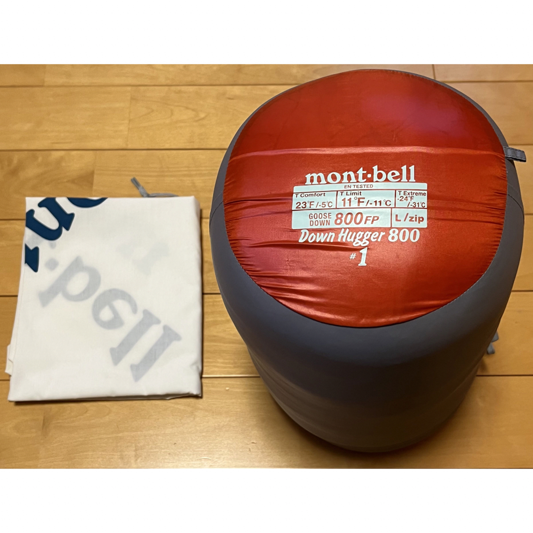 -5度使用可能限界温度モンベル(mont-bell) ダウンハガー 800 #1  シュラフ